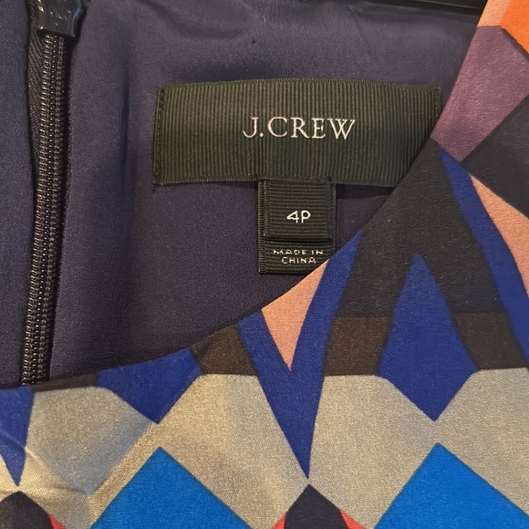J CREW 100% silk mini dress size 4P - Picture 9 of 12